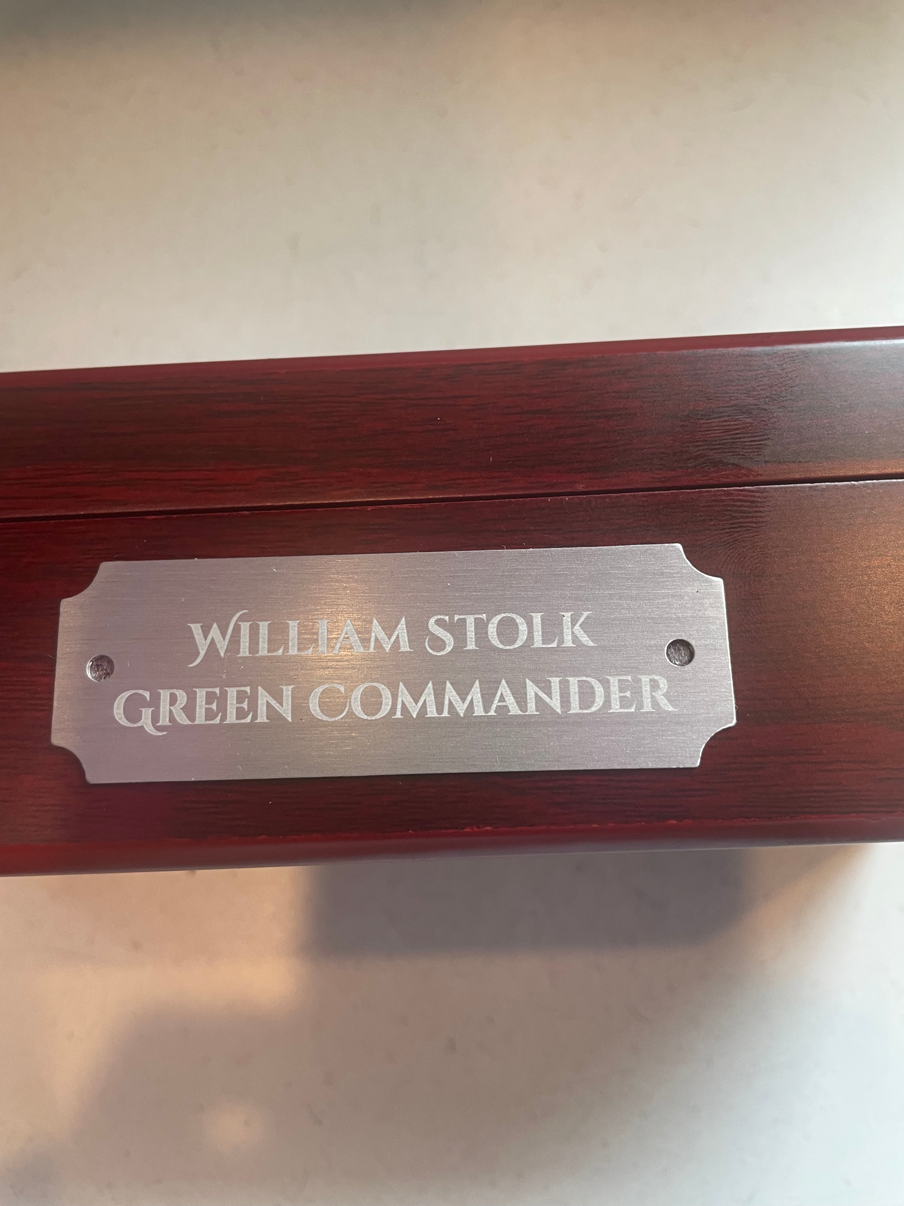 William Stolk Green Commander