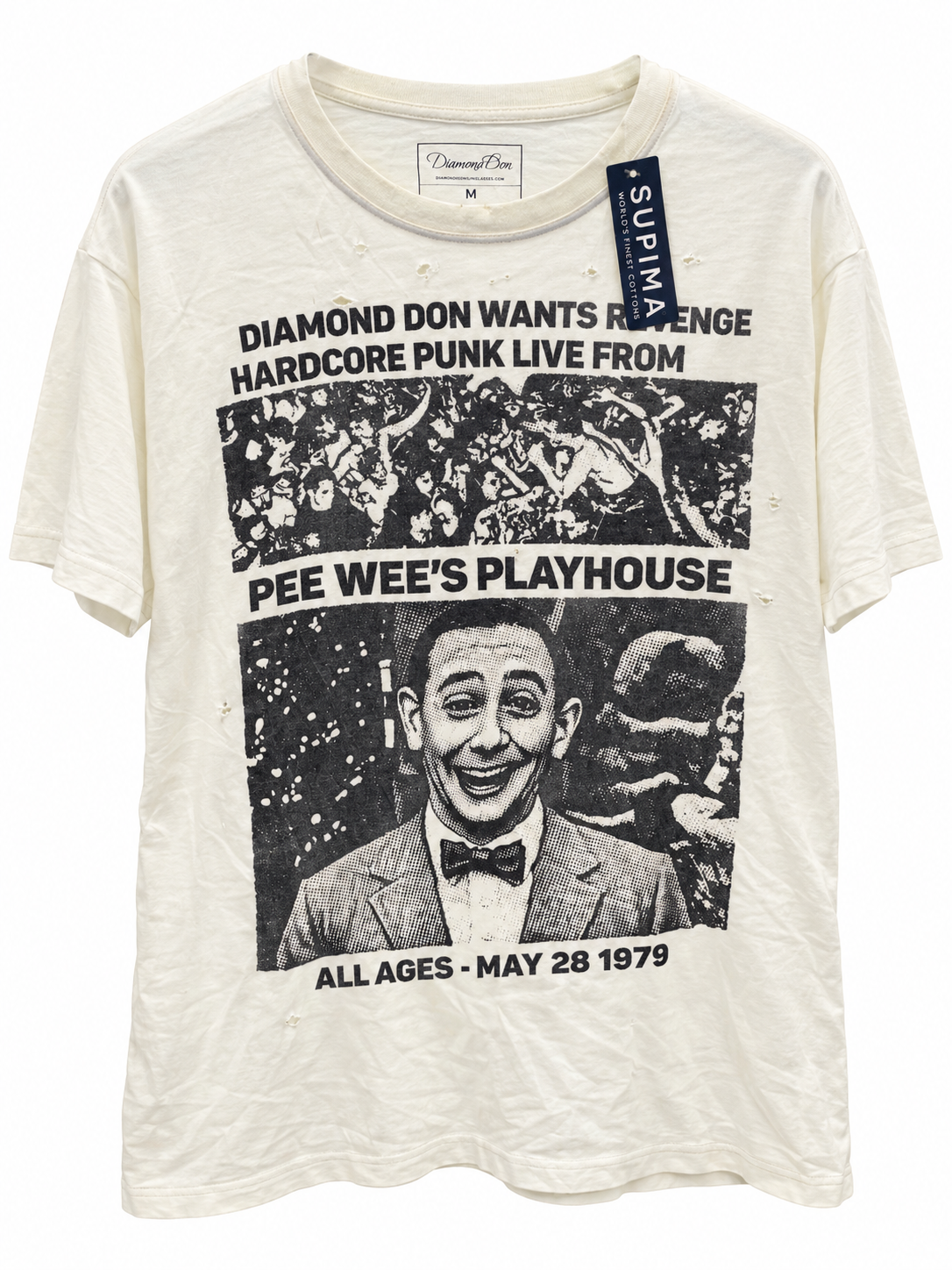 Diamond Don Pee-wee shirt front on white background