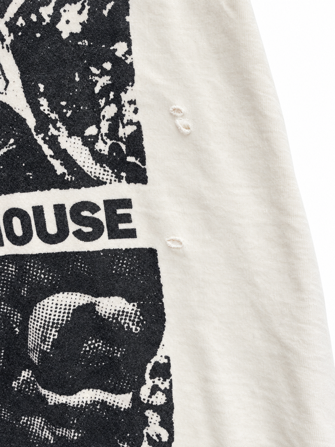 Diamond Don Pee-wee shirt print and distressed cotton detail